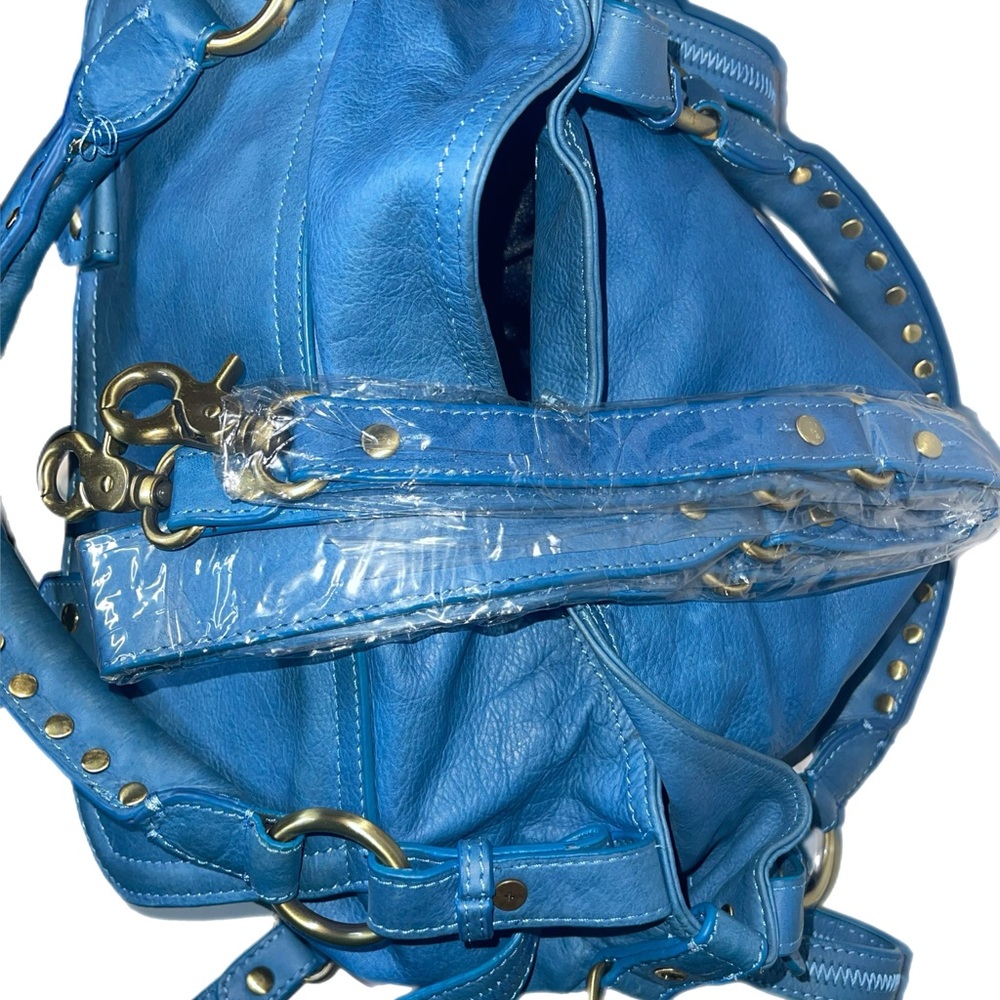 Sabina Hobo blue satchel/large NWOT - Picture 3 of 3